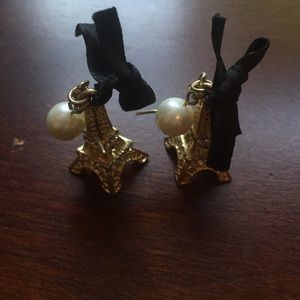 Never before worn Eiffel Tower earrings