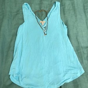 Anthropologie: cotton blue tank