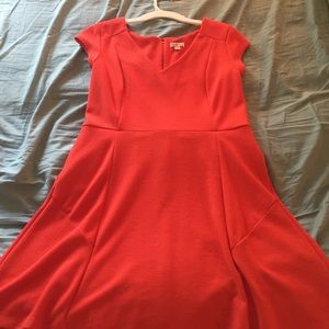 Red-orange XXL Merona dress