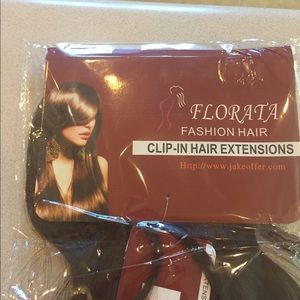 17" wavy hair extensions med brown