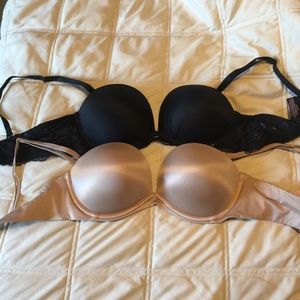 Brand new vs convertible strapless bras. 34c