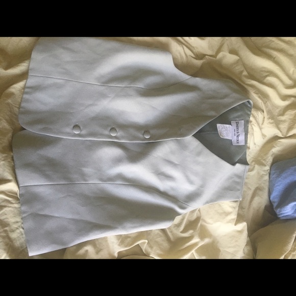 Danny and Nicole Mint Green Button Down Vest - Picture 1 of 1