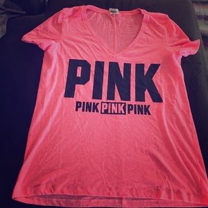 VS Pink Tee- worn once