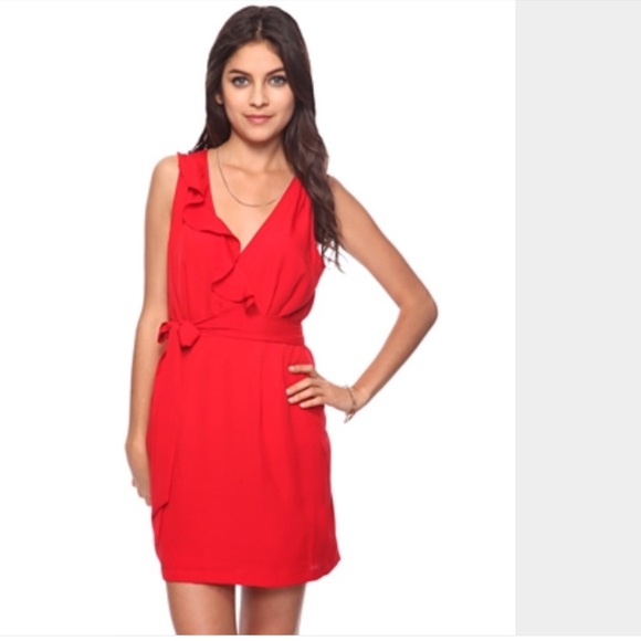 F21 ruffle top dress