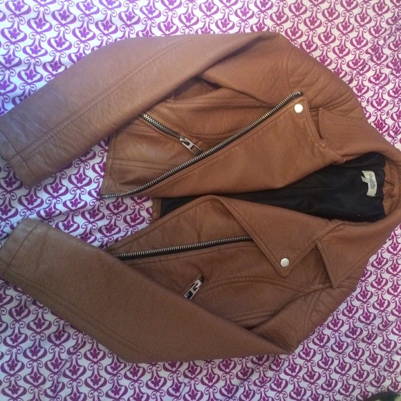 Faux leather jacket