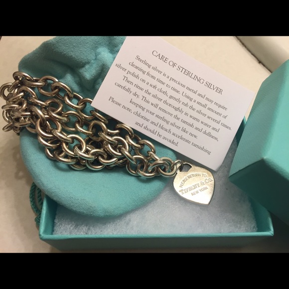 Tiffany & Co. silver heart necklace