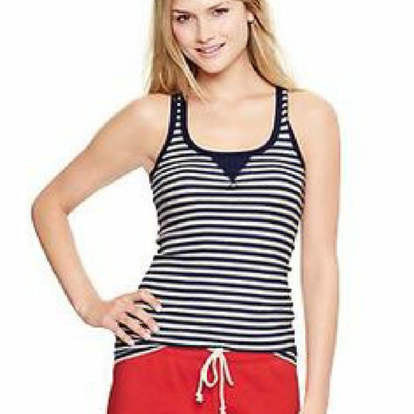52 off GAP Tops GAP Ribbed Striped Tank Top NWT L from Bows's closet on Poshmark