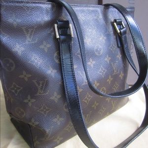 Auth. Louis Vuitton Cabas Piano