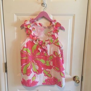 Lilly Pulitzer sleeveless floral top
