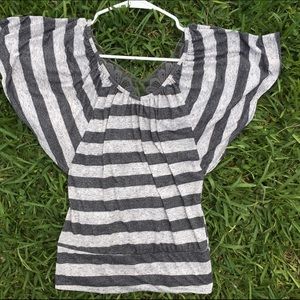 A striped top