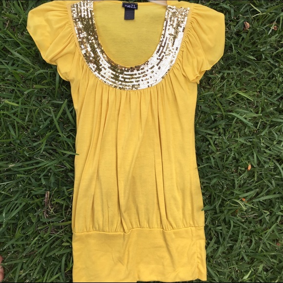 Yellow long shirt