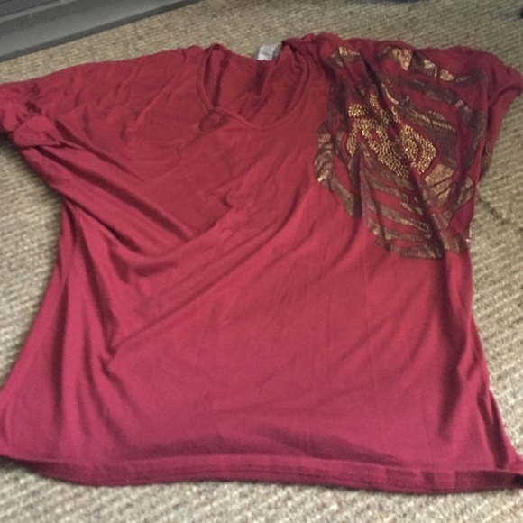 Maroon blouse