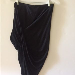 Helmut Lang jersey skirt