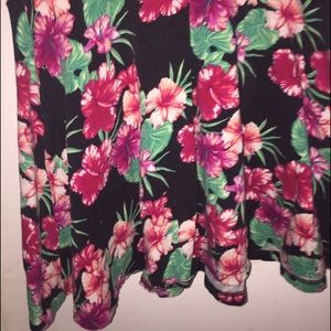 Floral skater skirt