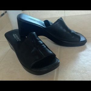 Gently used Aerosole slides.