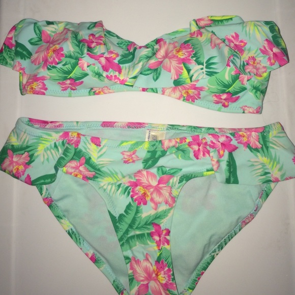 Forever 21 Tropical Print Bikini