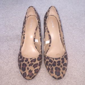 Leapord Print Heel