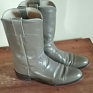 Justin leather  tan women's boots size 9