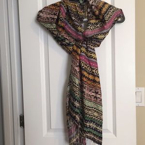 Anthropologie - silk scarf.