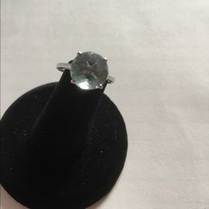 Fluorite ring sterling SS 6