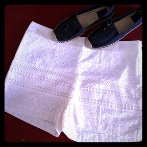 LOFT Crochet Riviera Shorts