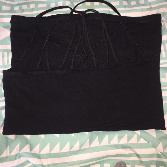 Aeropostale v neck cami gray and black - Picture 4 of 4