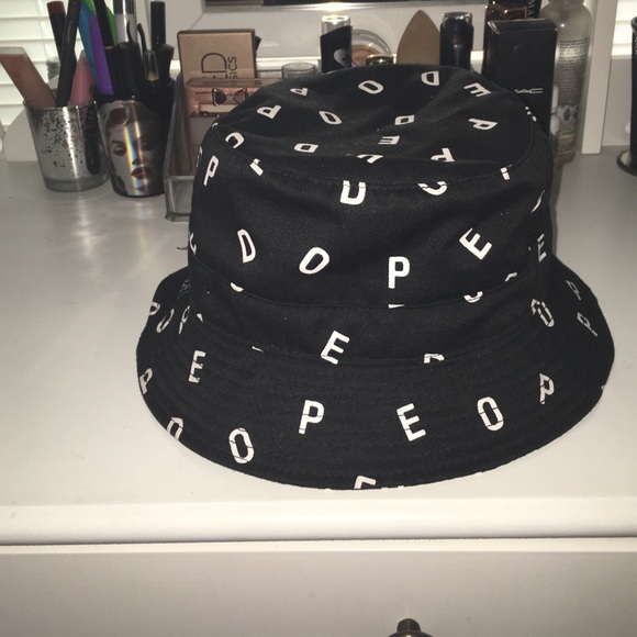 DOPE Black Bucket Hat