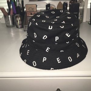 DOPE Black Bucket Hat
