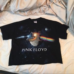 Pink Floyd Half crop t shirt