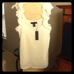 White Isabel lu blouse.