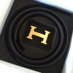 HERMES Reversible Belt with Buckle