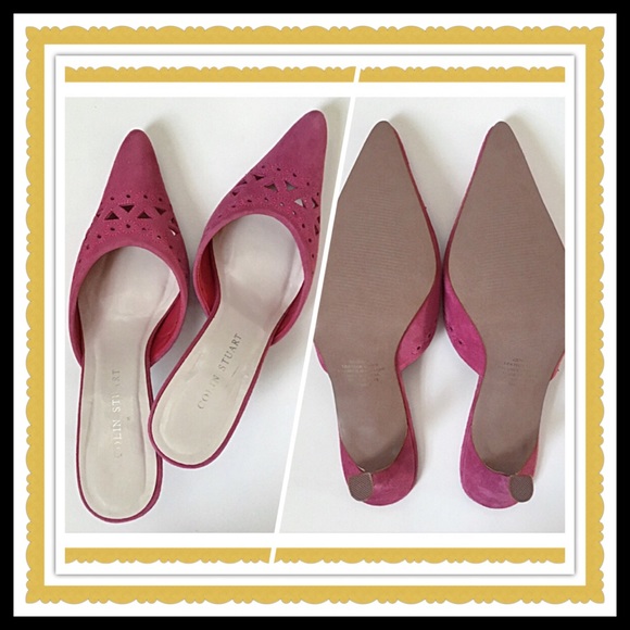 Colin Stuart Slip On Heels - Picture 3 of 4