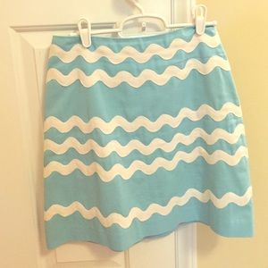 CK Bradley size 2 light blue skirt