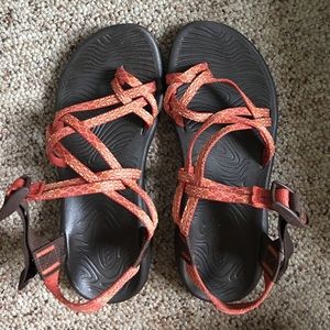 Orange/Red Chacos