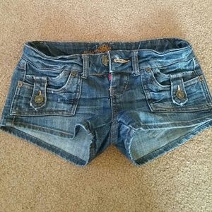 Denim shorts