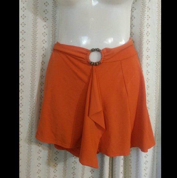 Swimsuit cover-up skirt