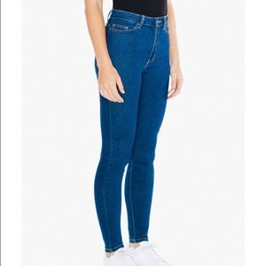 American apparel pencil jeans