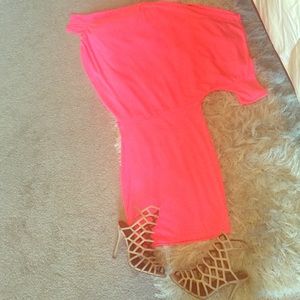 Off the shoulder club dress