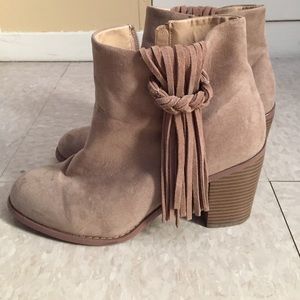 Forever 21 Fringe booties