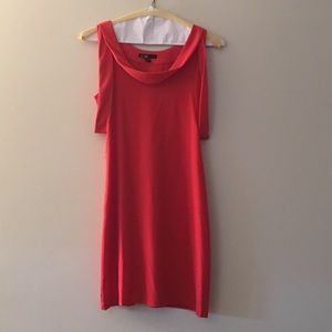 C Luce, size small, red silk dress
