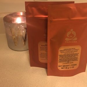 2 NEW UNOPENED Pumpkin Spice Brûlée Teavana