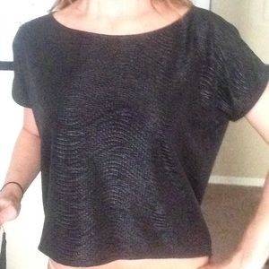 BCBGeneration textured black high low top.