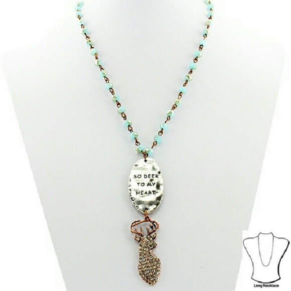**sold****So Deer to my Heart Necklace