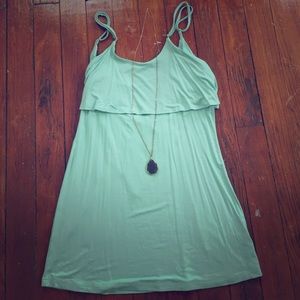 Tobi Sea foam Tank Top Dress