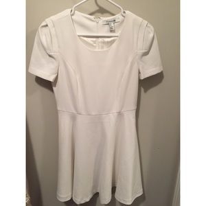 White cocktail dress