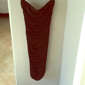 Strapless & sexy bodycon dress