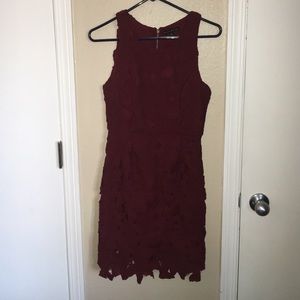 Maroon Dress