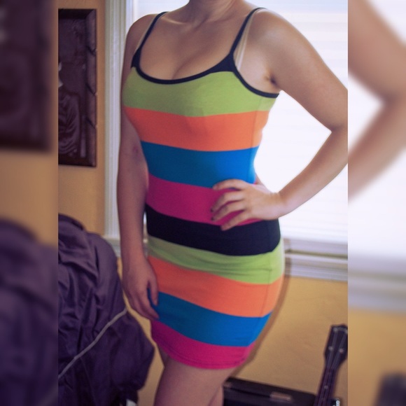 Sherbet Striped Dress