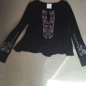 Free people long sleeve shirt