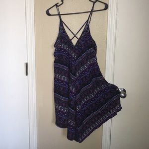 Flowy short spaghetti strap dress
